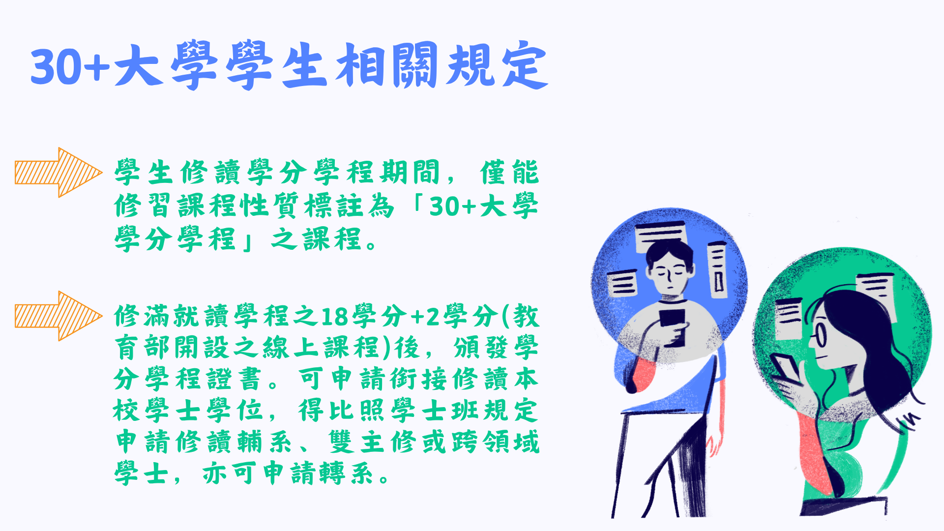 30+大學規定
